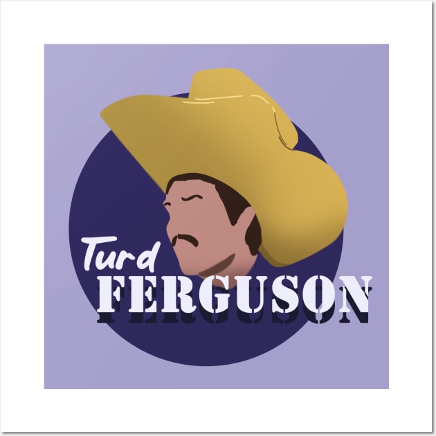 Turd Ferguson Head Vector Wall Art by Dearly Mu